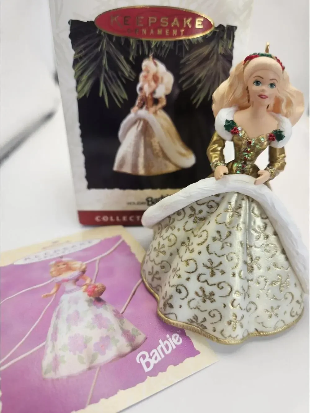 Hallmark Ornaments Madame Alexander Meg Springtime Barbie Holiday Barbies Lot 4